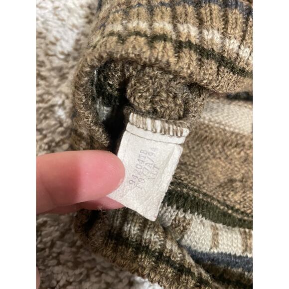 Vintage Tosani Coogi Style 3D Knit Sweater Pull Over Made in Canada Men’s XLT - Picture 8 of 8